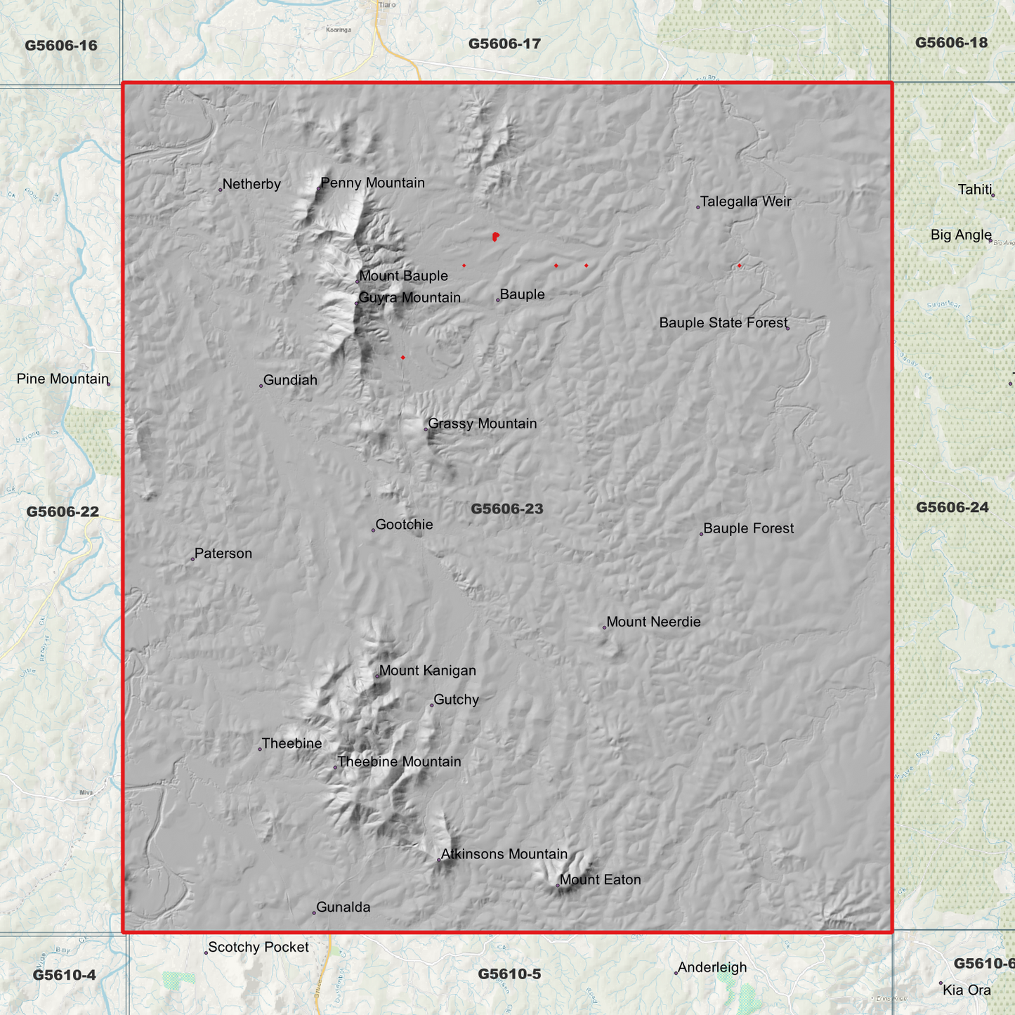 Bauple 1m Digital Elevation Model (G5606-23)