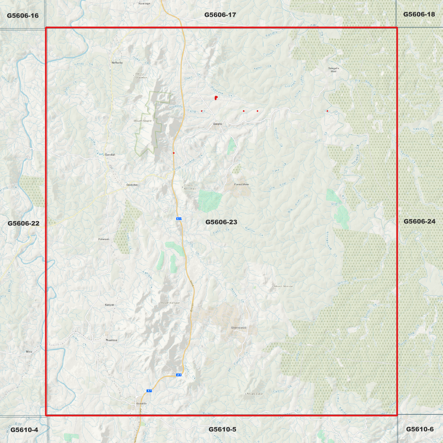 Bauple 1m Digital Elevation Model (G5606-23)