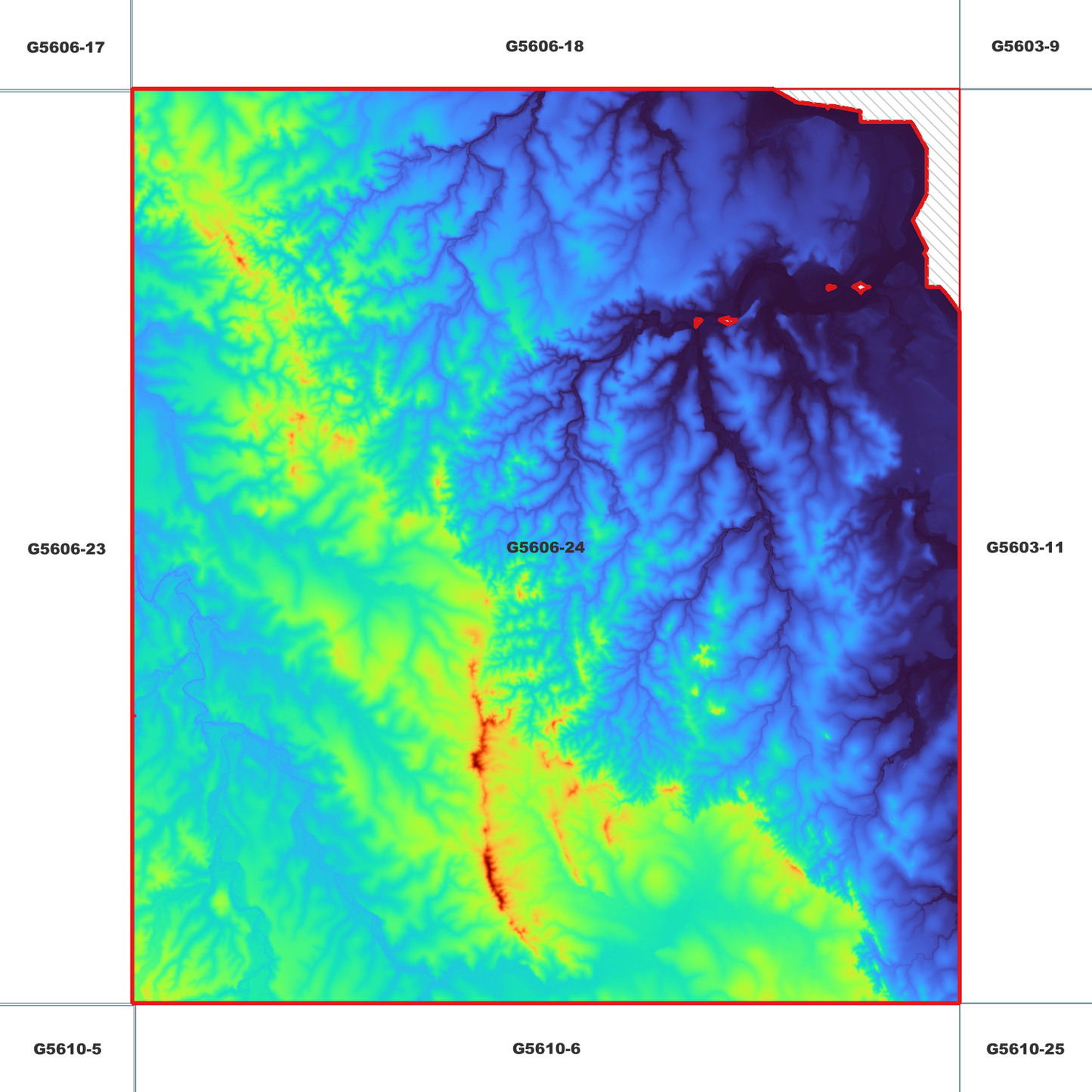 Tinnanbar 1m Digital Elevation Model (G5606-24)