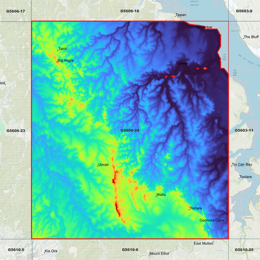 Tinnanbar 1m Digital Elevation Model (G5606-24)
