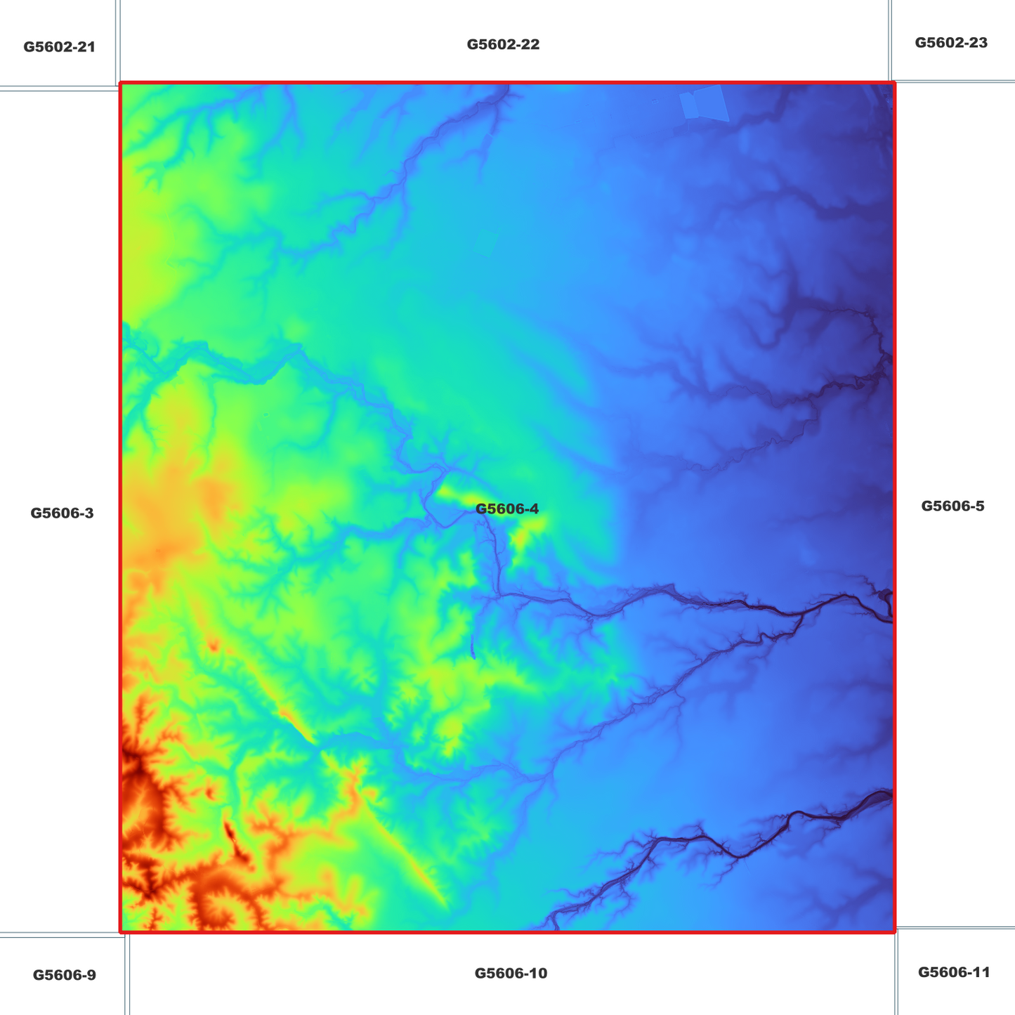 Childers 1m Digital Elevation Model (G5606-4)