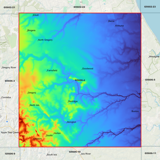 Childers 1m Digital Elevation Model (G5606-4)