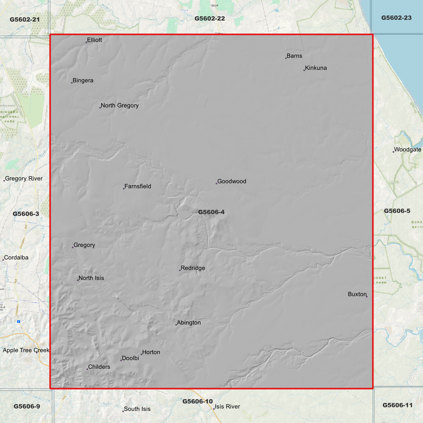 Childers 1m Digital Elevation Model (G5606-4)