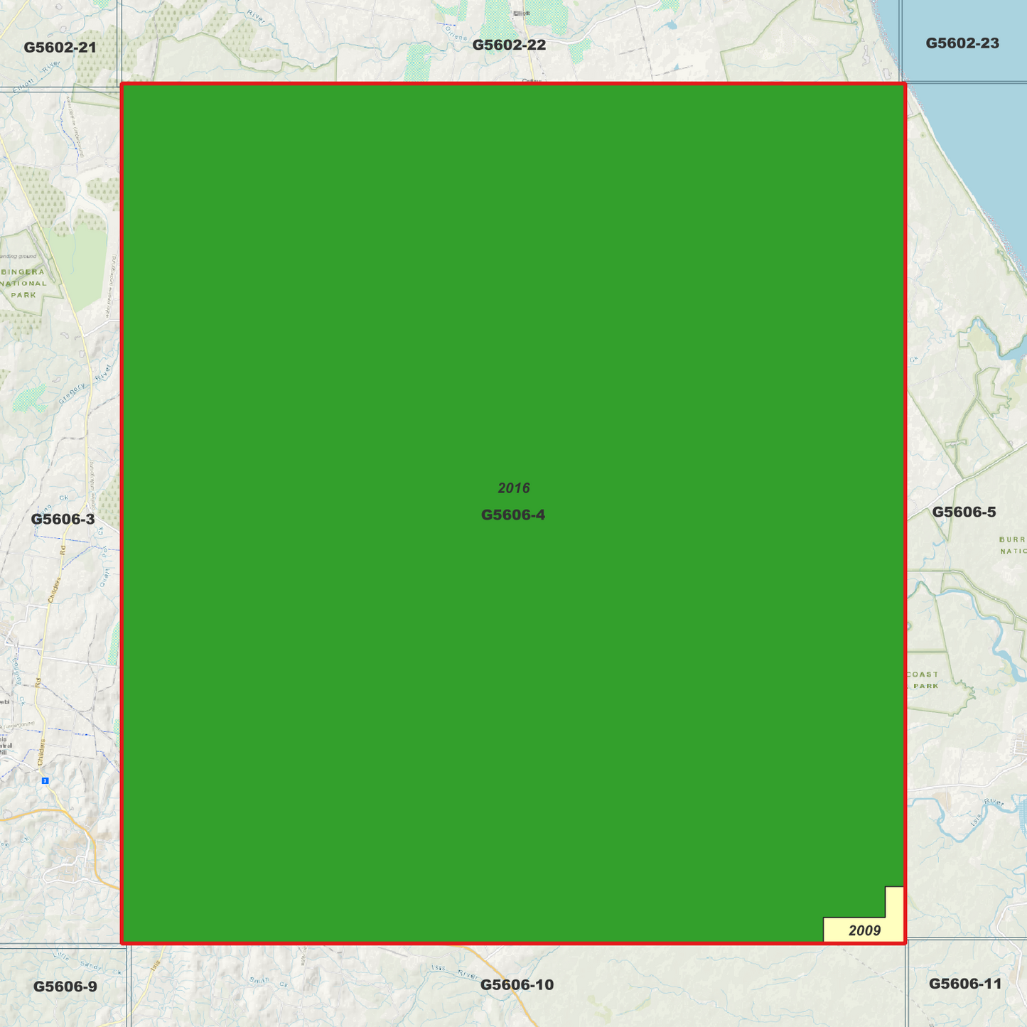 Childers 1m Digital Elevation Model (G5606-4)