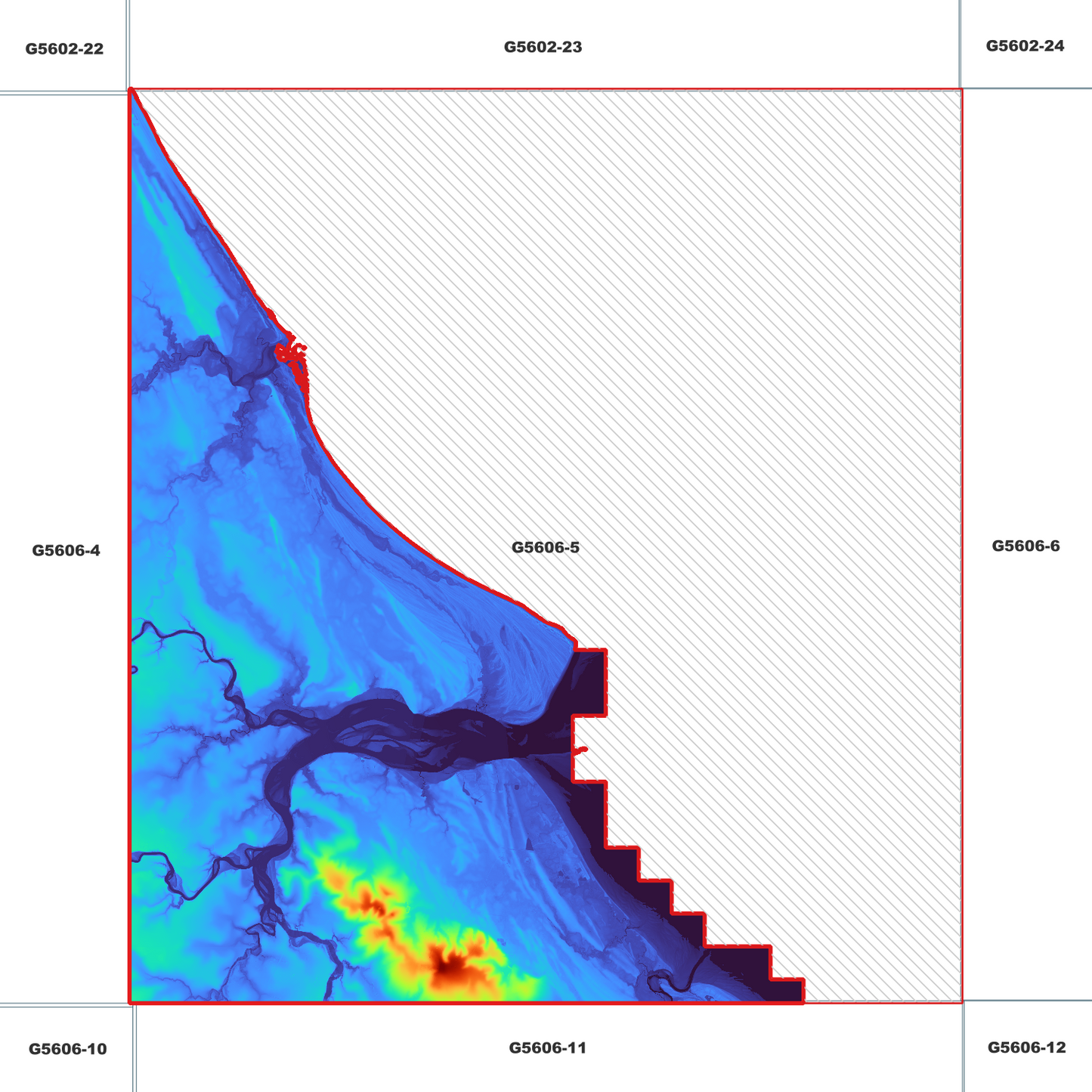 Woodgate 1m Digital Elevation Model (G5606-5)