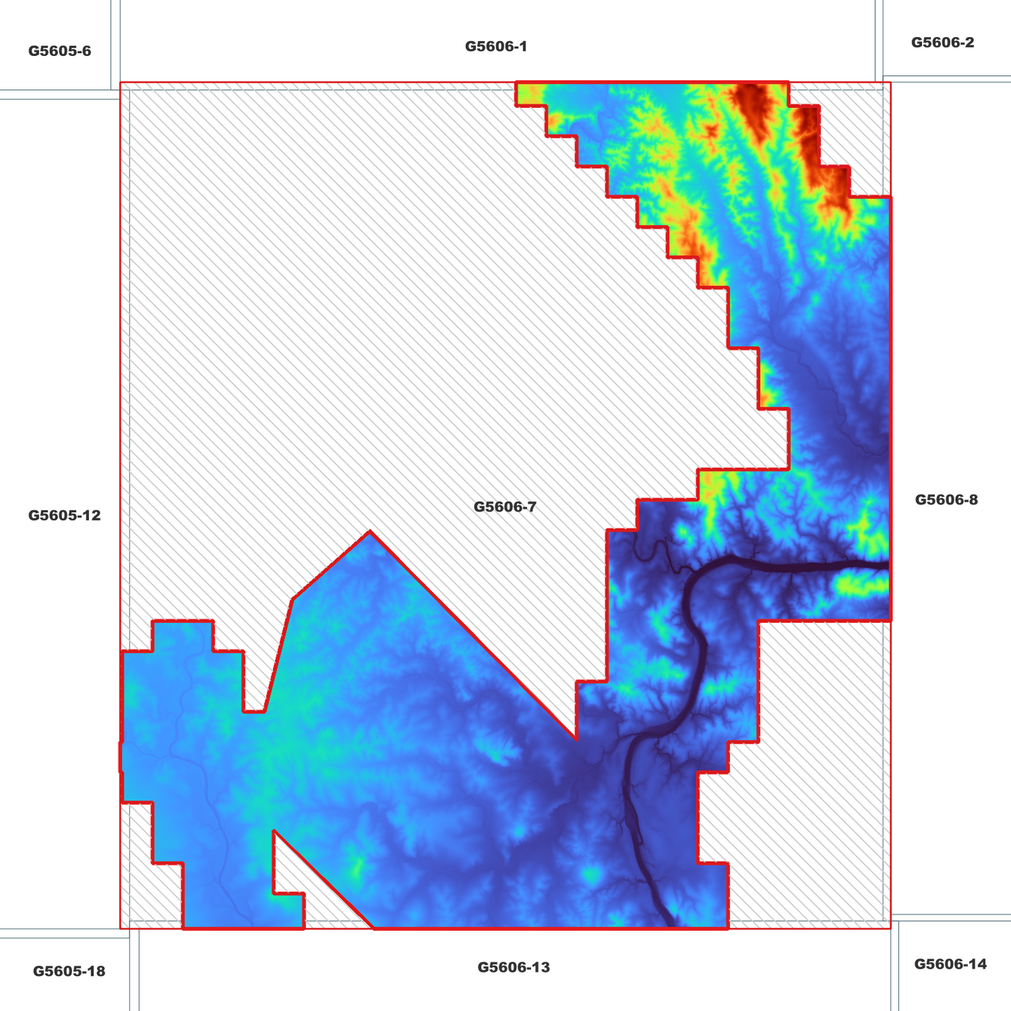 Yenda 1m Digital Elevation Model (G5606-7)