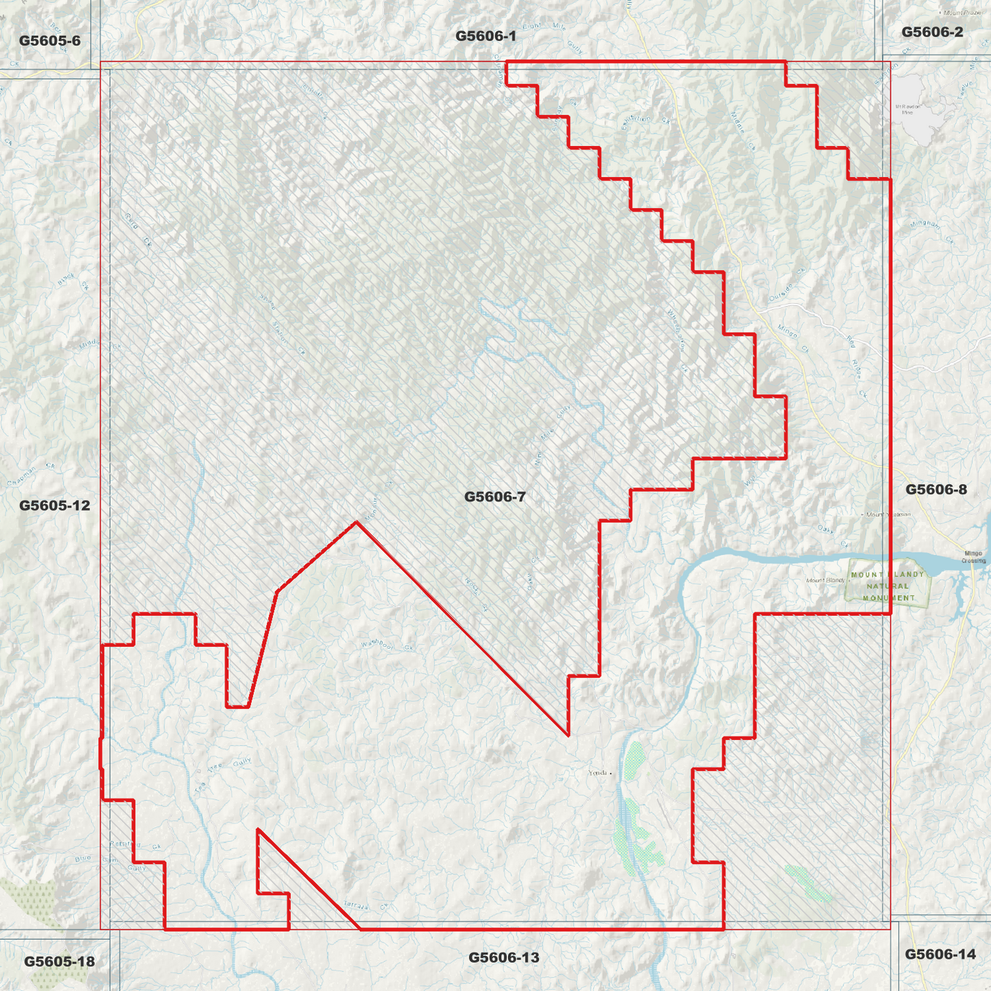 Yenda 1m Digital Elevation Model (G5606-7)