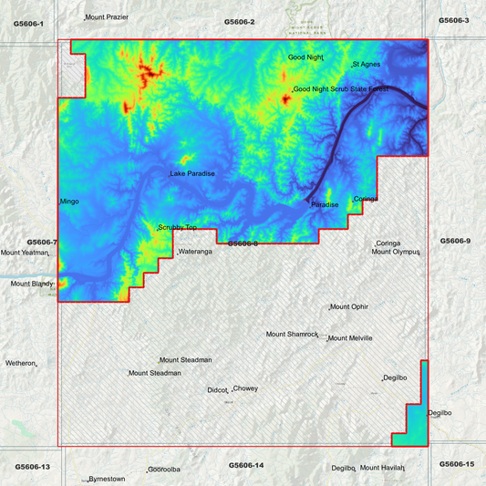 Lake Paradise 1m Digital Elevation Model (G5606-8)