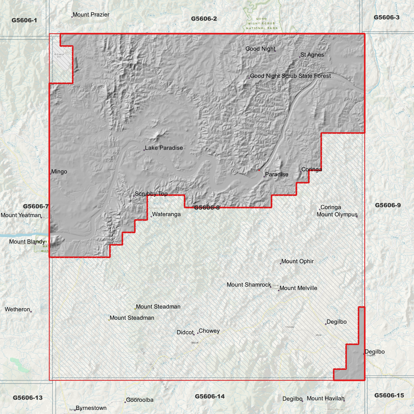 Lake Paradise 1m Digital Elevation Model (G5606-8)