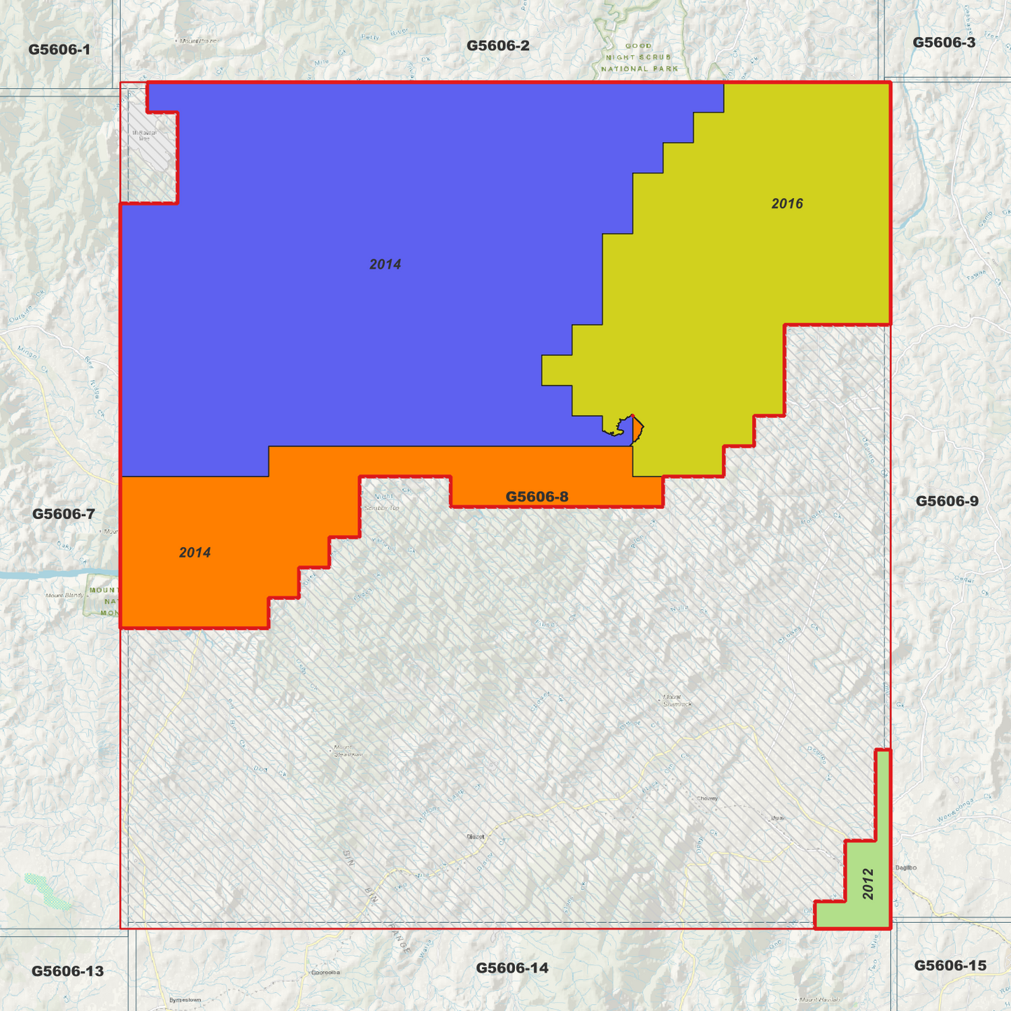 Lake Paradise 1m Digital Elevation Model (G5606-8)