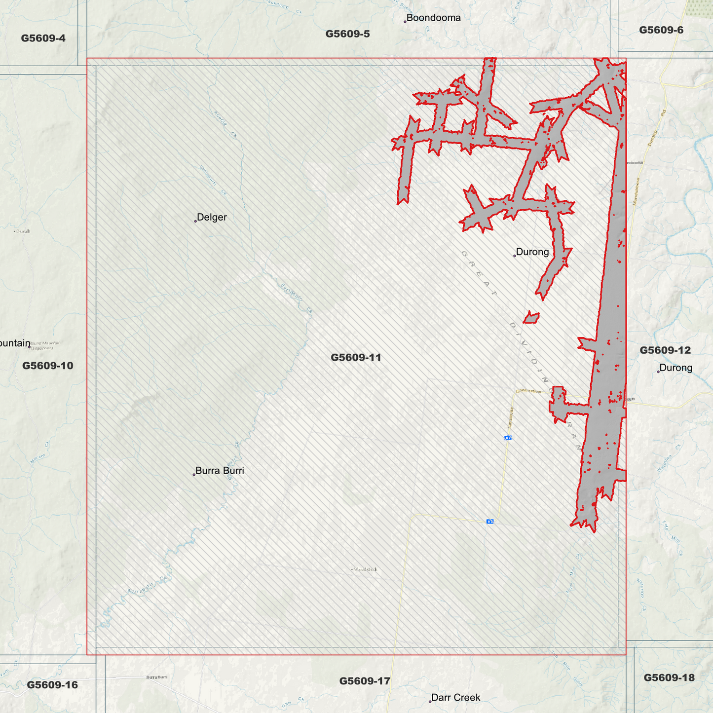 Burra Burri 1m Digital Elevation Model (G5609-11)