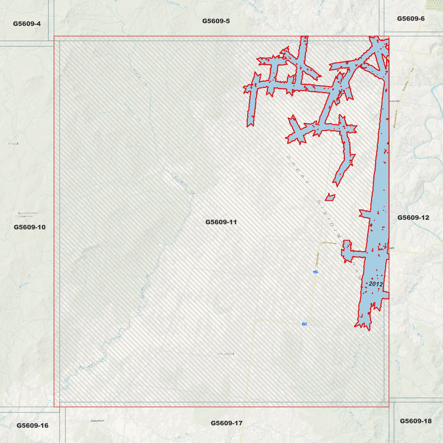 Burra Burri 1m Digital Elevation Model (G5609-11)