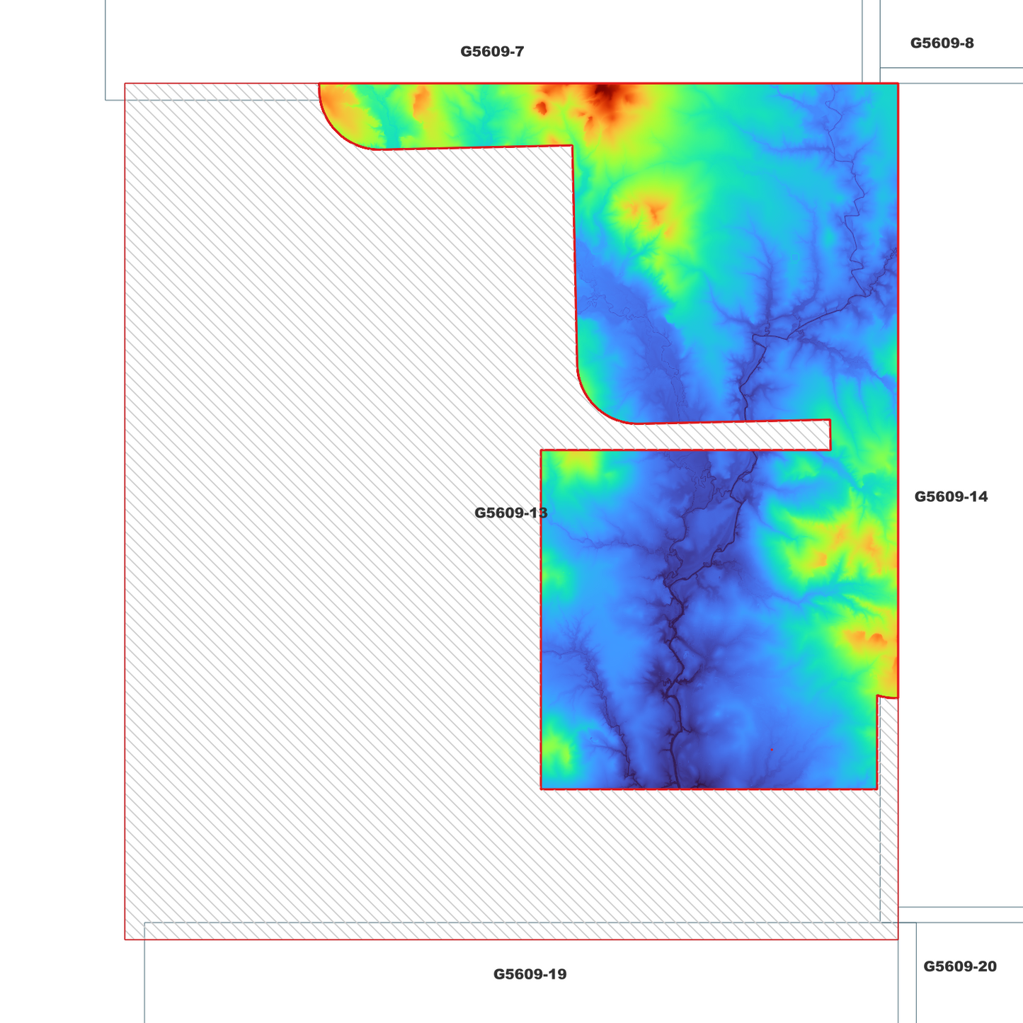 Miles 1m Digital Elevation Model (G5609-13)