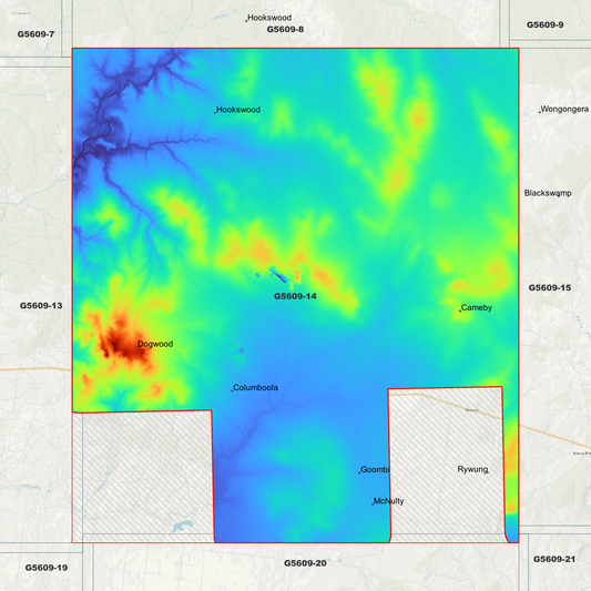 Columboola 1m Digital Elevation Model (G5609-14)