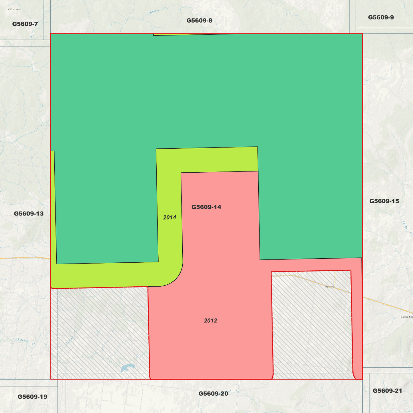 Columboola 1m Digital Elevation Model (G5609-14)