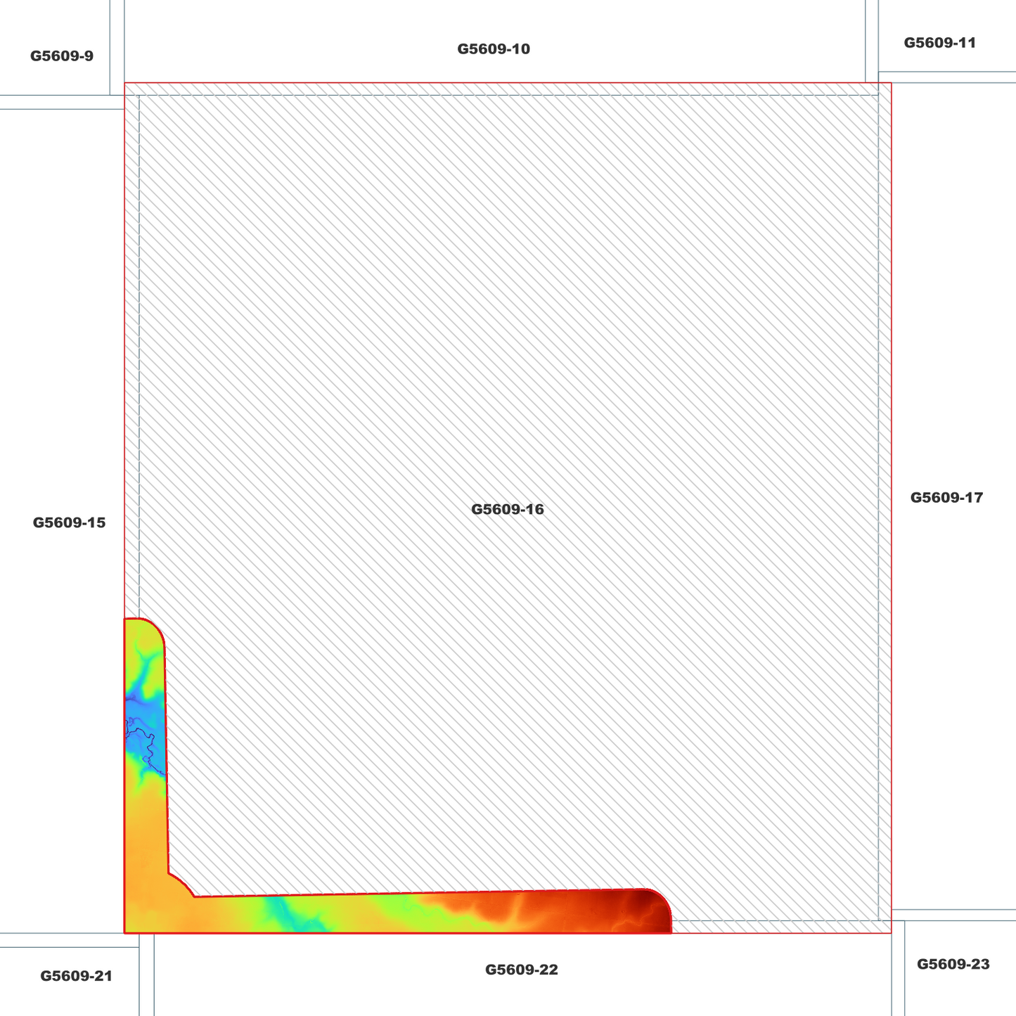Canaga 1m Digital Elevation Model (G5609-16)