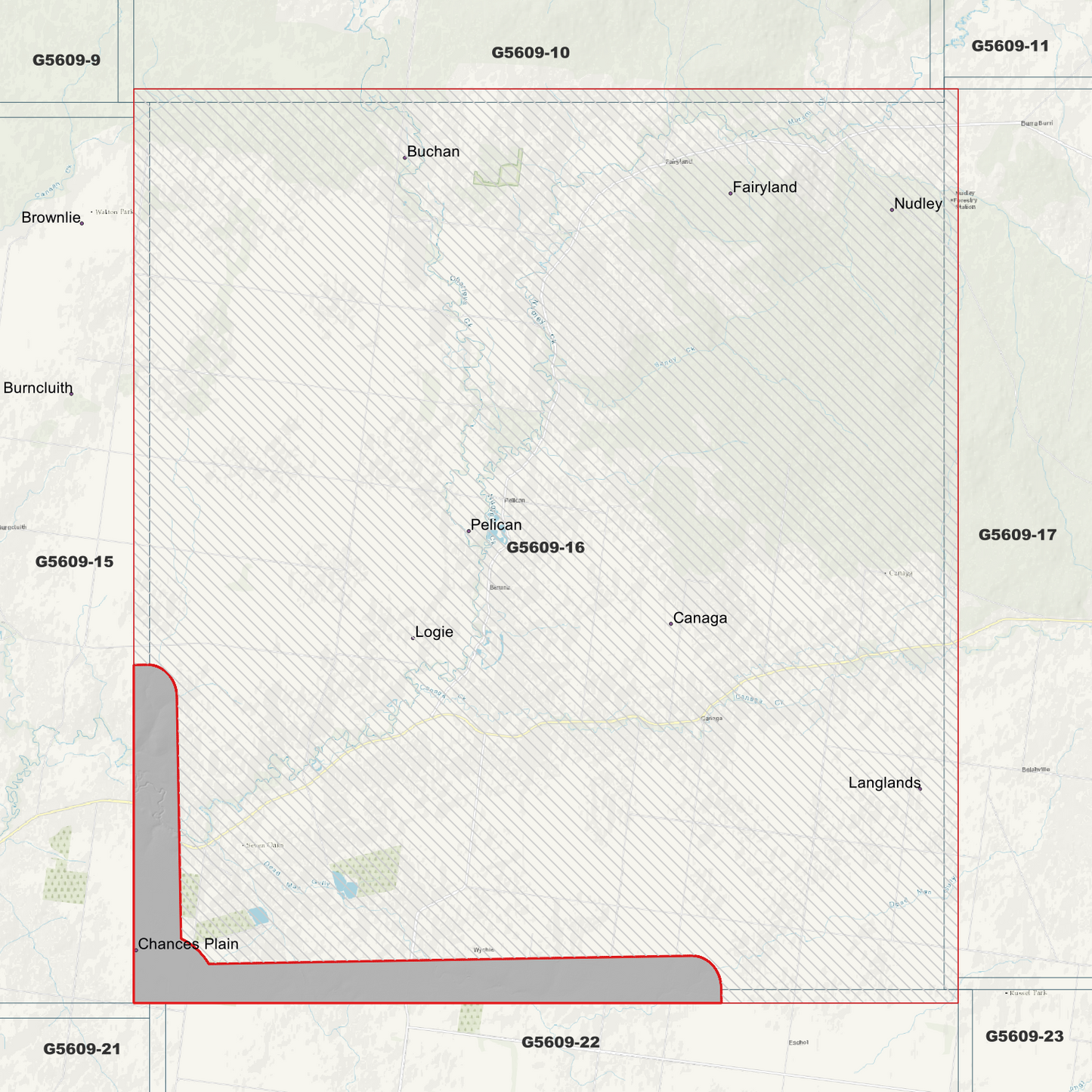 Canaga 1m Digital Elevation Model (G5609-16)