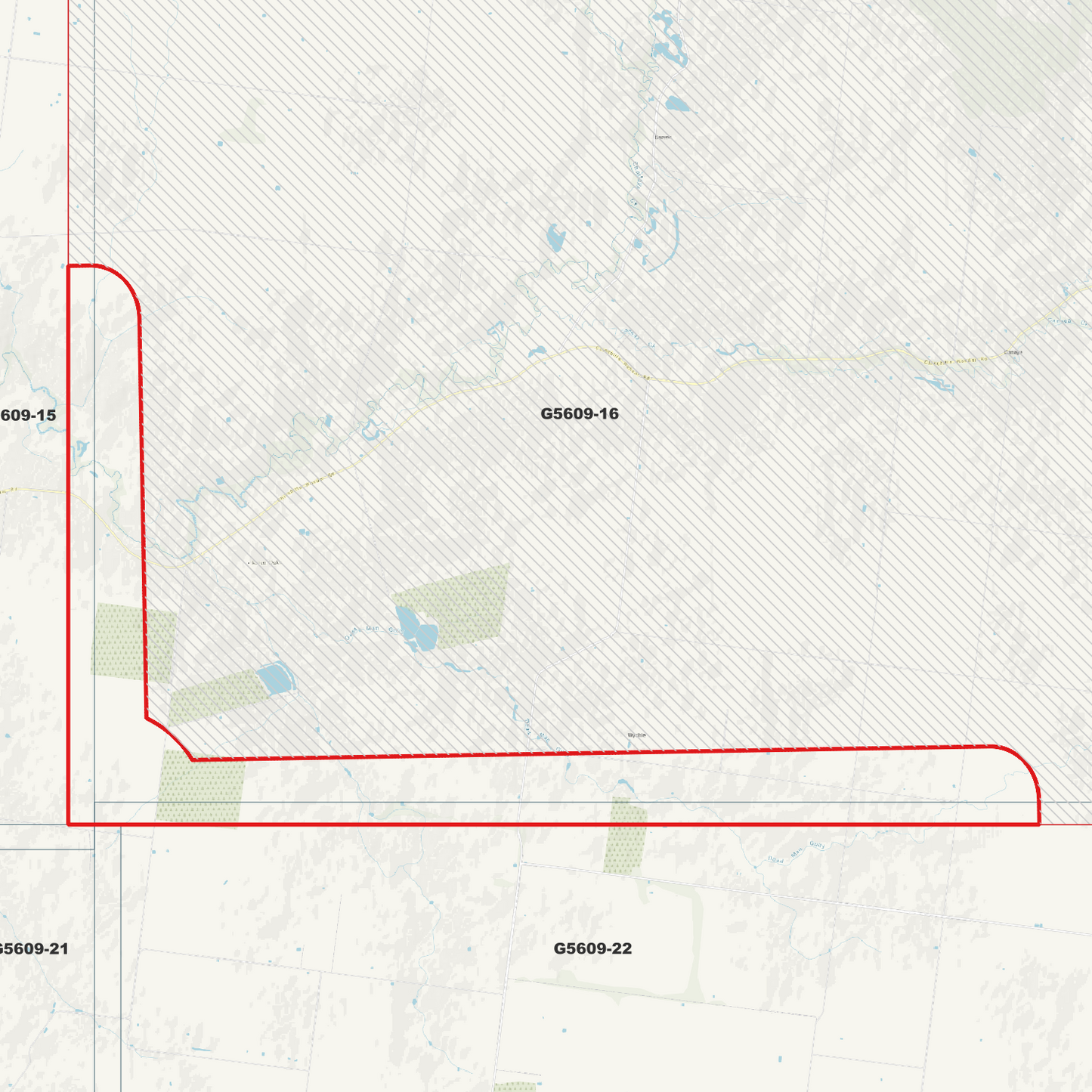 Canaga 1m Digital Elevation Model (G5609-16)