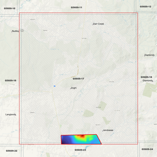 Jinghi 1m Digital Elevation Model (G5609-17)