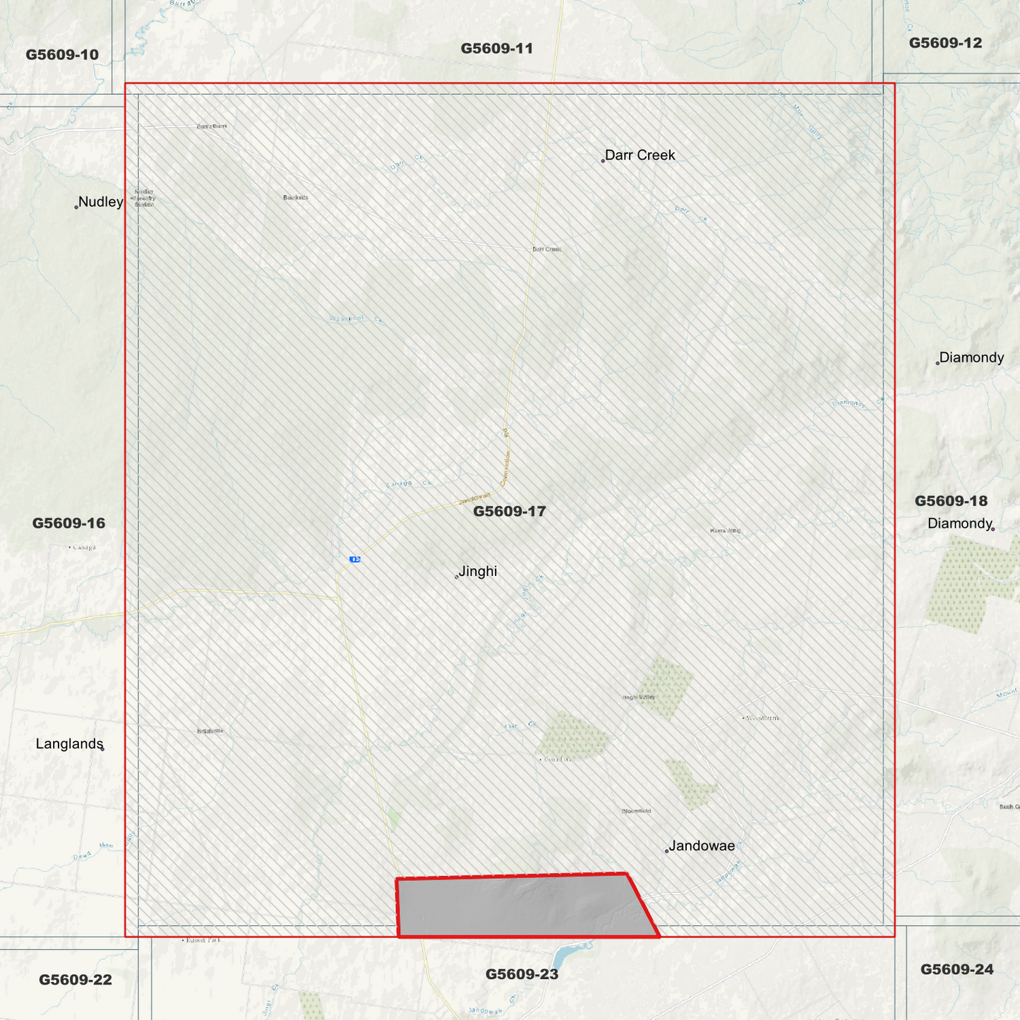 Jinghi 1m Digital Elevation Model (G5609-17)