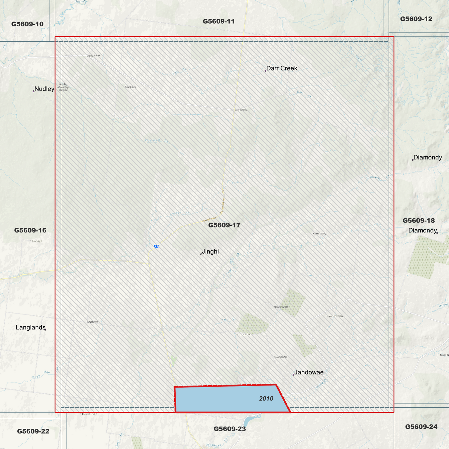 Jinghi 1m Digital Elevation Model (G5609-17)
