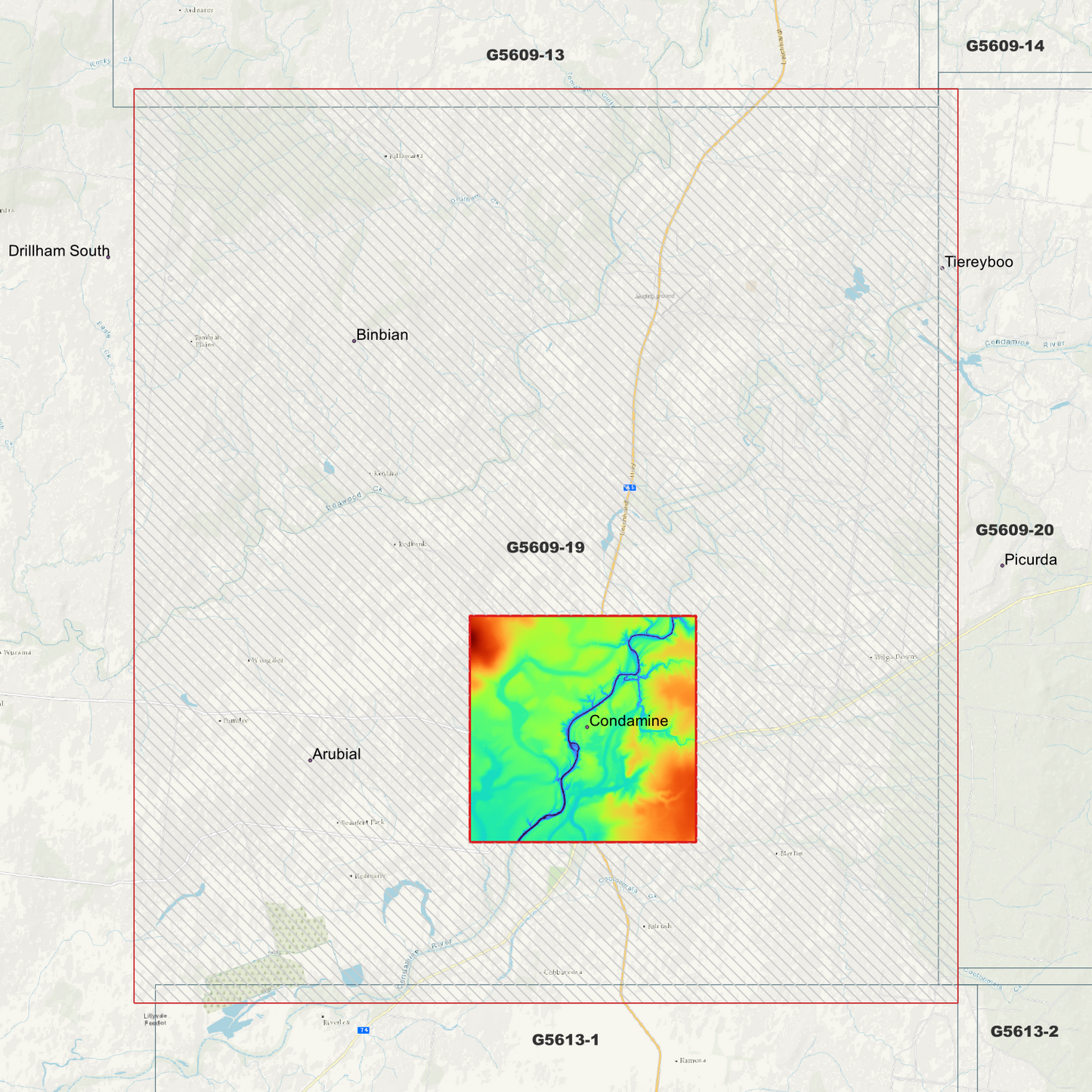 Condamine 1m Digital Elevation Model (G5609-19)