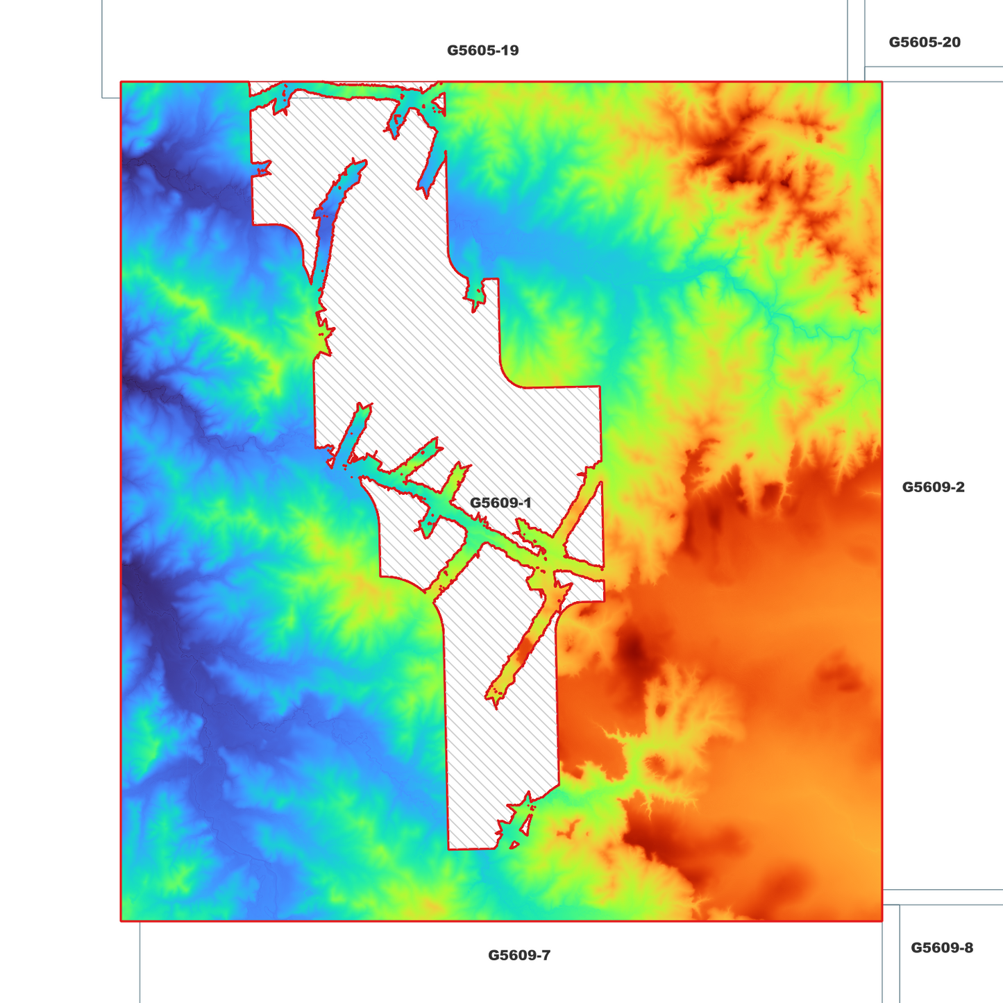 Roche Creek 1m Digital Elevation Model (G5609-1)