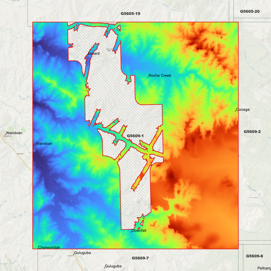 Roche Creek 1m Digital Elevation Model (G5609-1)