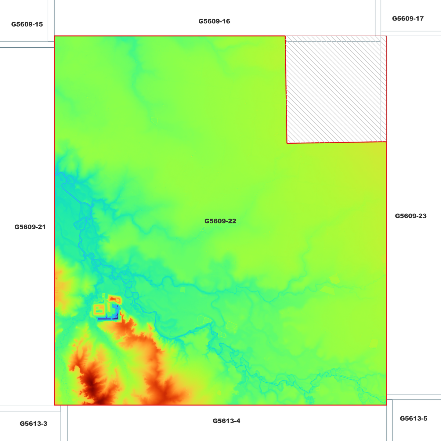 Brigalow 1m Digital Elevation Model (G5609-22)