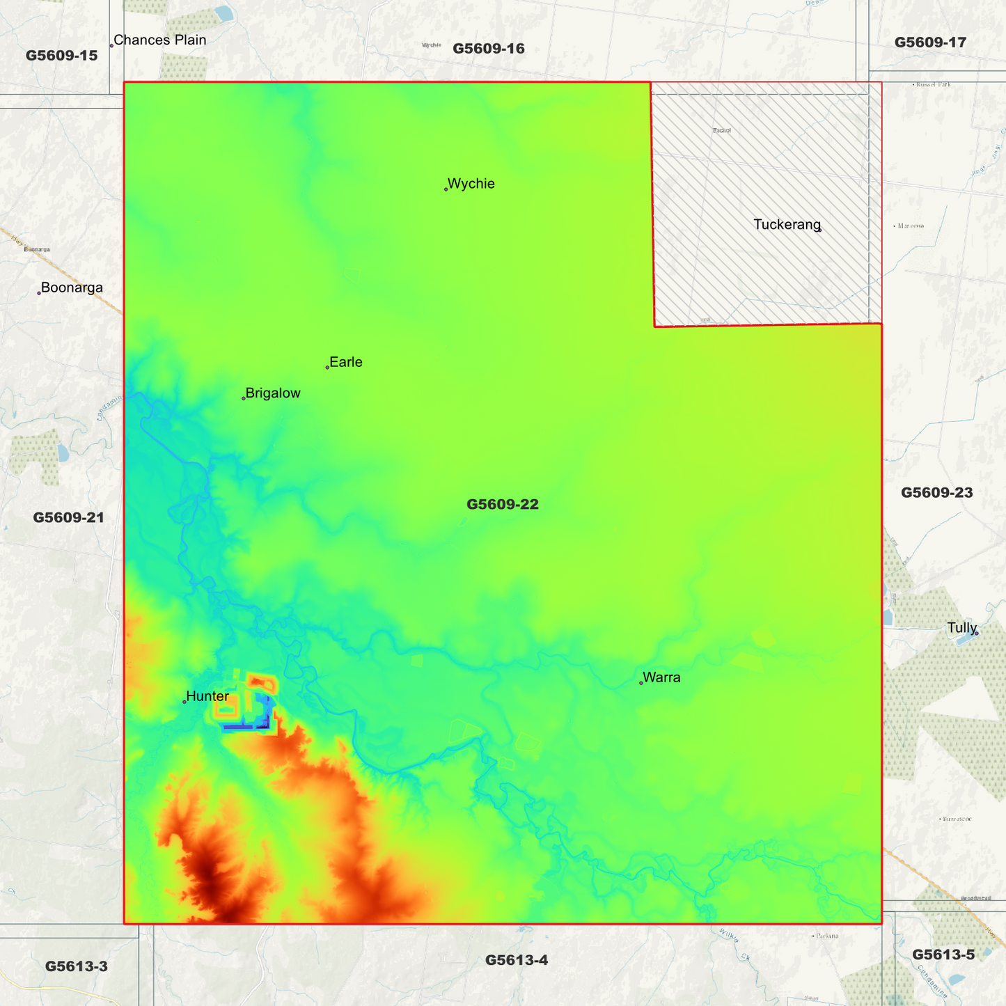 Brigalow 1m Digital Elevation Model (G5609-22)