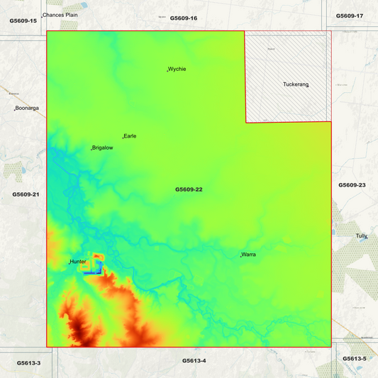 Brigalow 1m Digital Elevation Model (G5609-22)