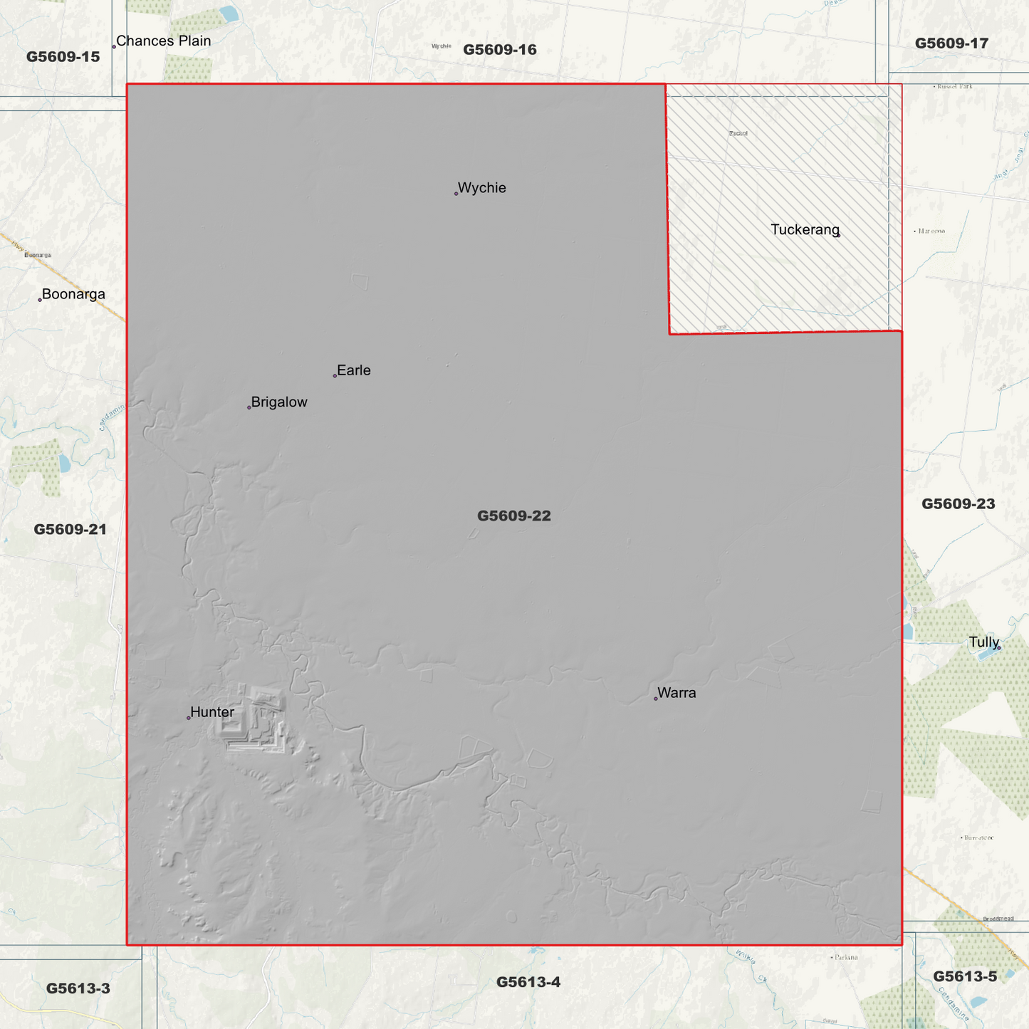 Brigalow 1m Digital Elevation Model (G5609-22)