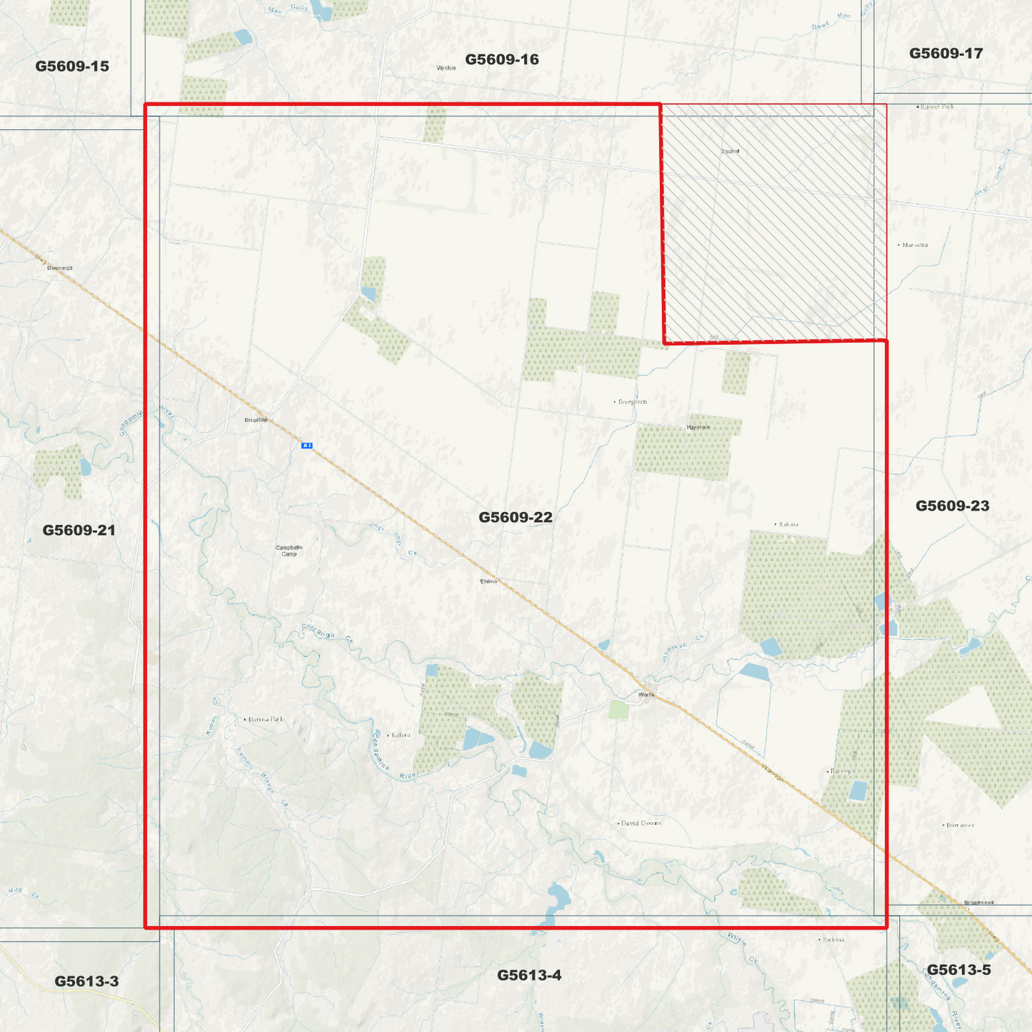 Brigalow 1m Digital Elevation Model (G5609-22)