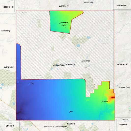 Jandowae 1m Digital Elevation Model (G5609-23)