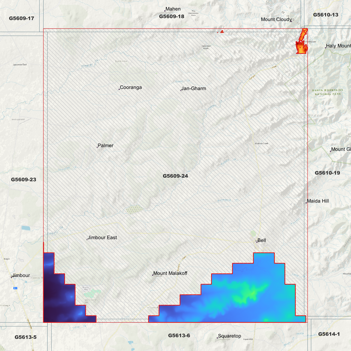 Bell 1m Digital Elevation Model (G5609-24)
