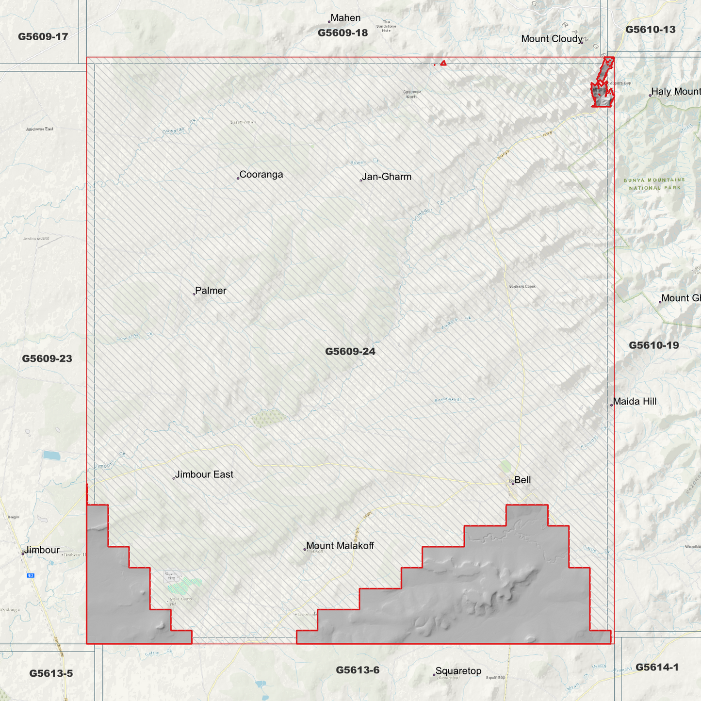 Bell 1m Digital Elevation Model (G5609-24)