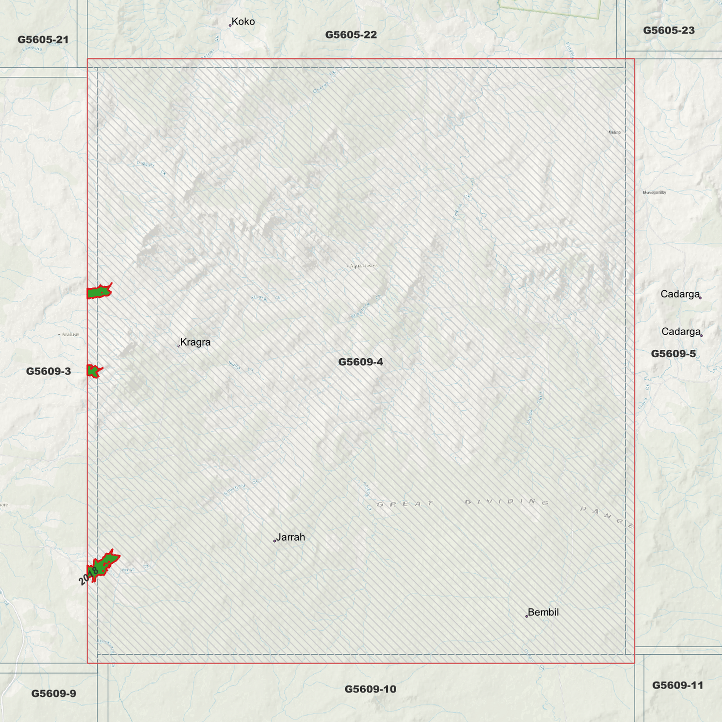 Kragra1m Digital Elevation Model (G5609-4)