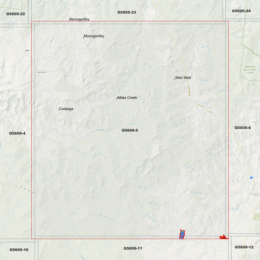 Allies Creek 1m Digital Elevation Model (G5609-5)