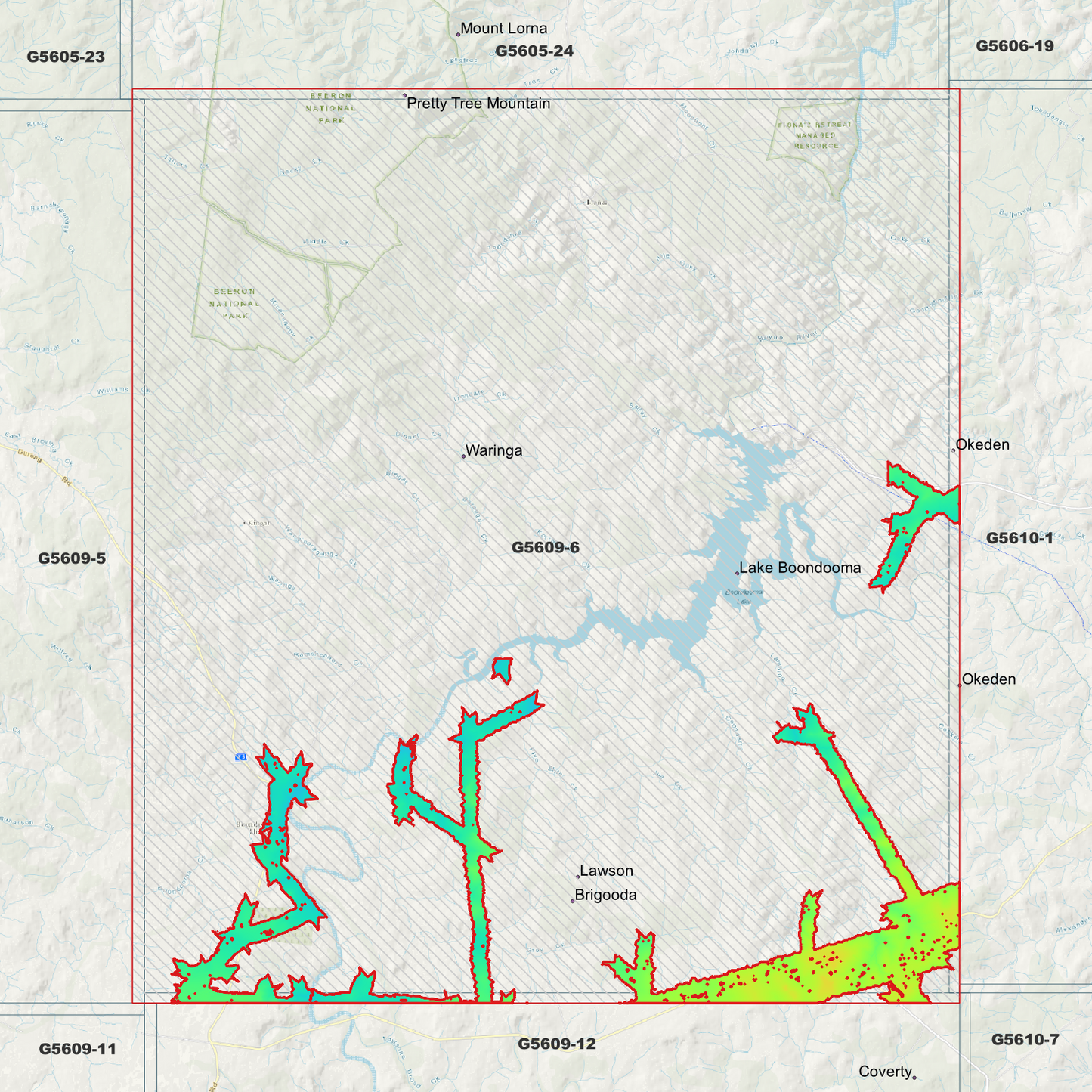 Boondooma 1m Digital Elevation Model (G5609-6)