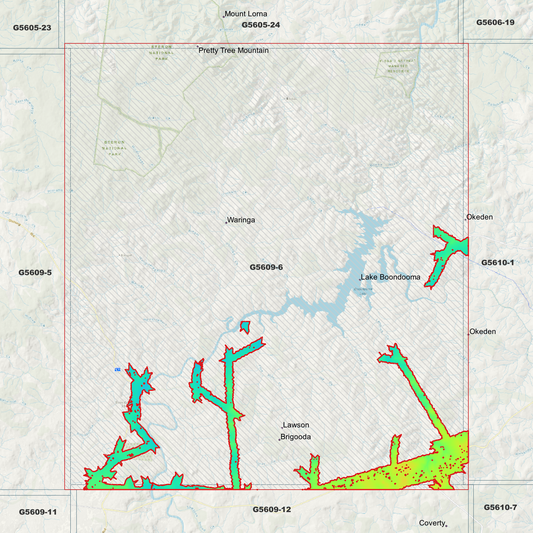 Boondooma 1m Digital Elevation Model (G5609-6)