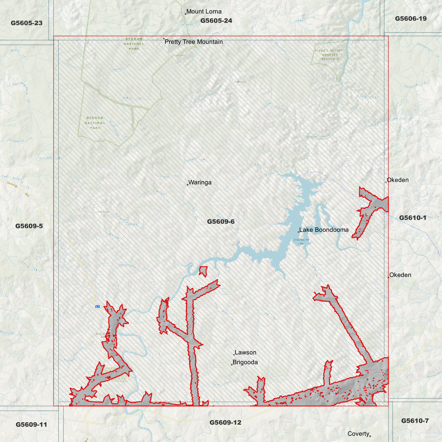 Boondooma 1m Digital Elevation Model (G5609-6)