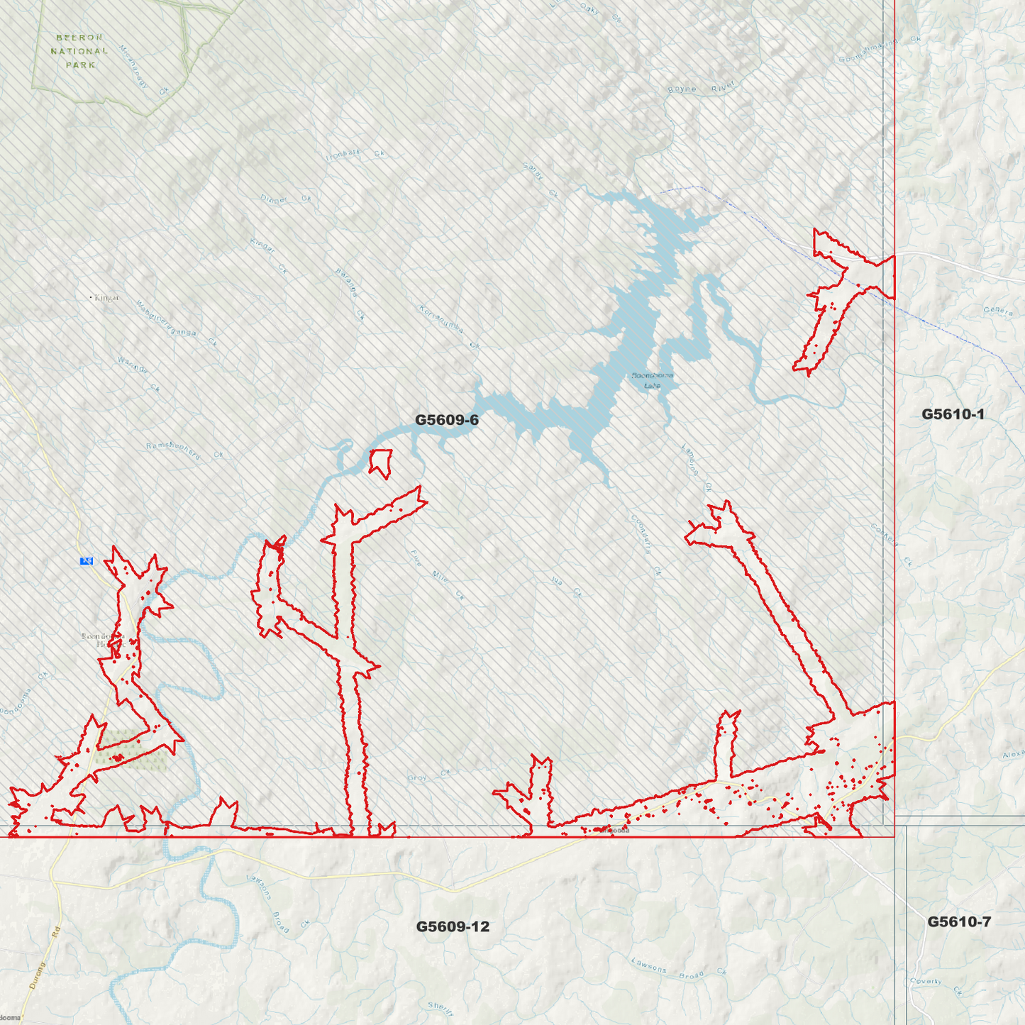 Boondooma 1m Digital Elevation Model (G5609-6)