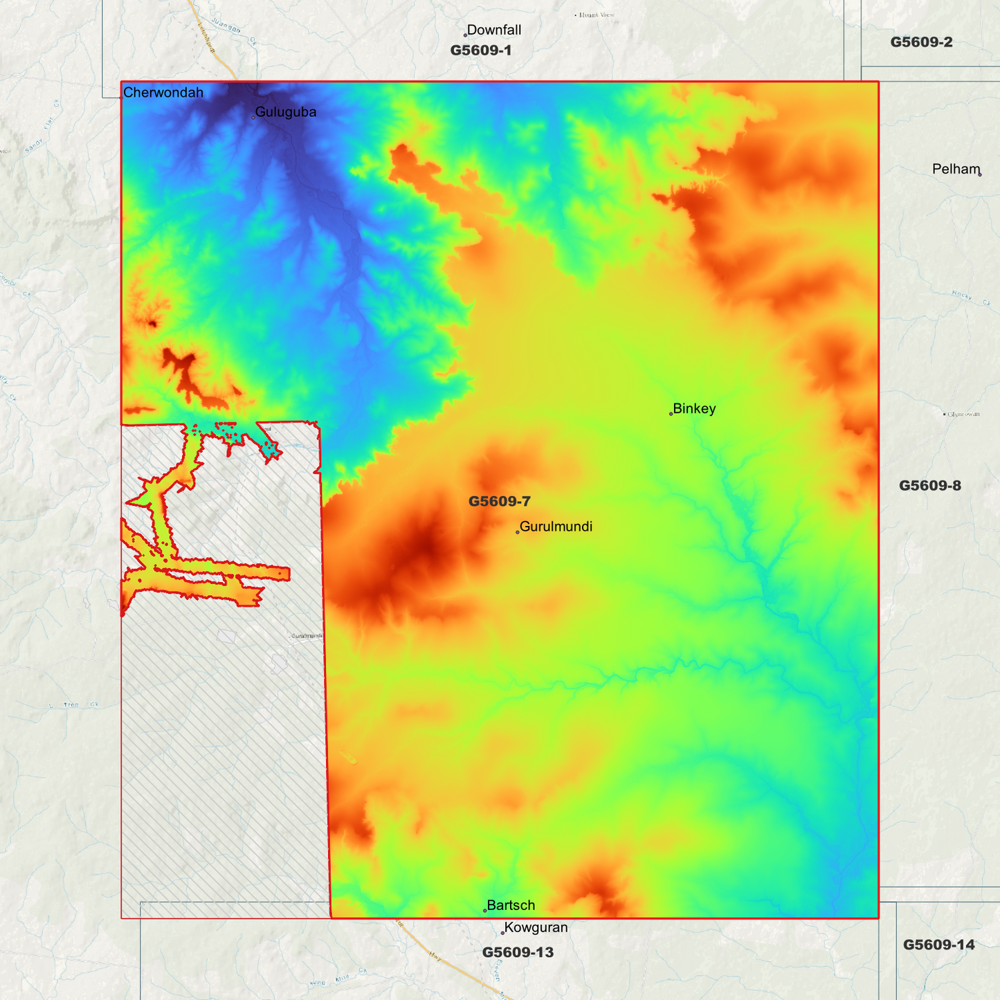 Guluguba 1m Digital Elevation Model (G5609-7)