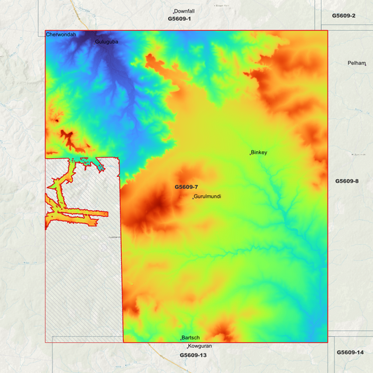 Guluguba 1m Digital Elevation Model (G5609-7)