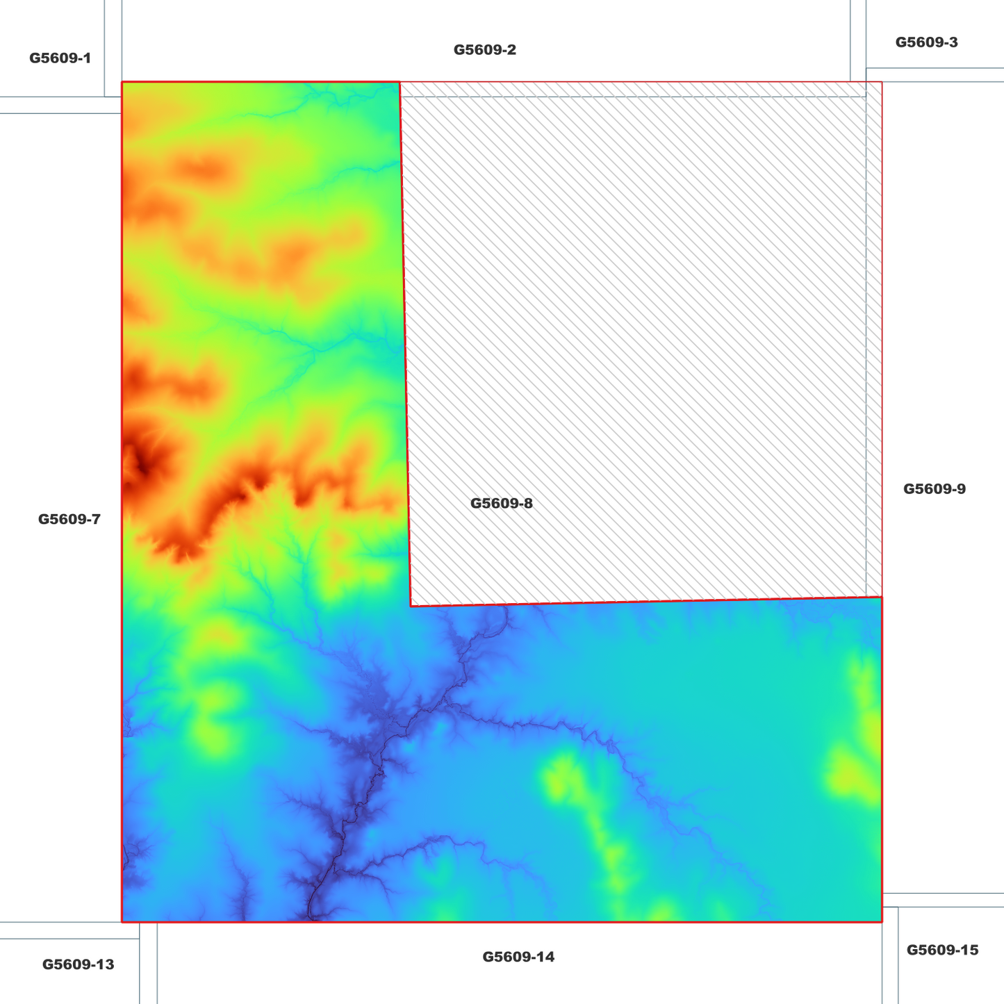 Pelham 1m Digital Elevation Model (G5609-8)