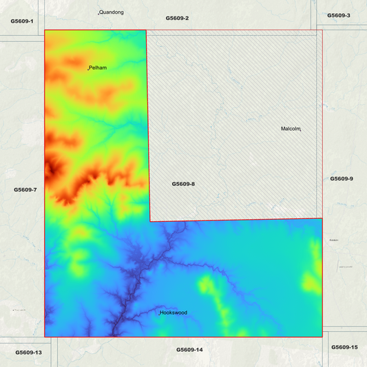 Pelham 1m Digital Elevation Model (G5609-8)