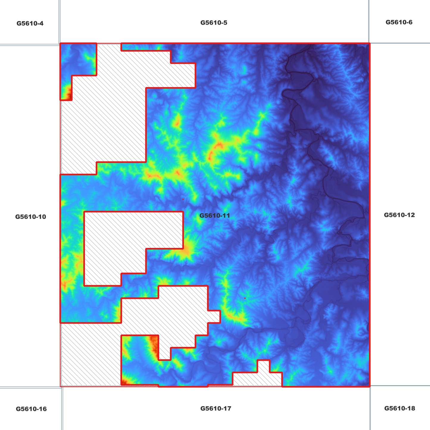 Kandanga 1m Digital Elevation Model (G5610-11)