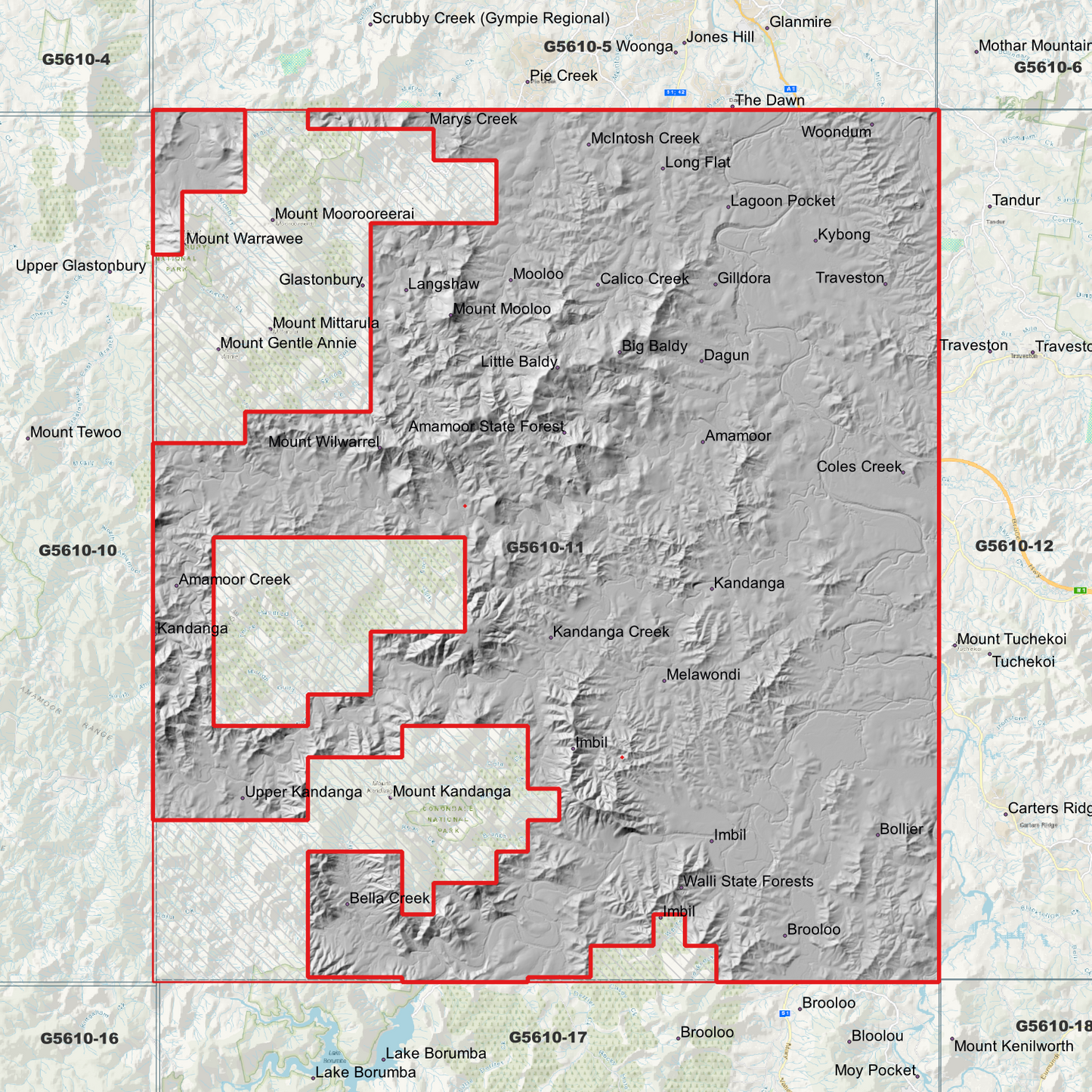 Kandanga 1m Digital Elevation Model (G5610-11)