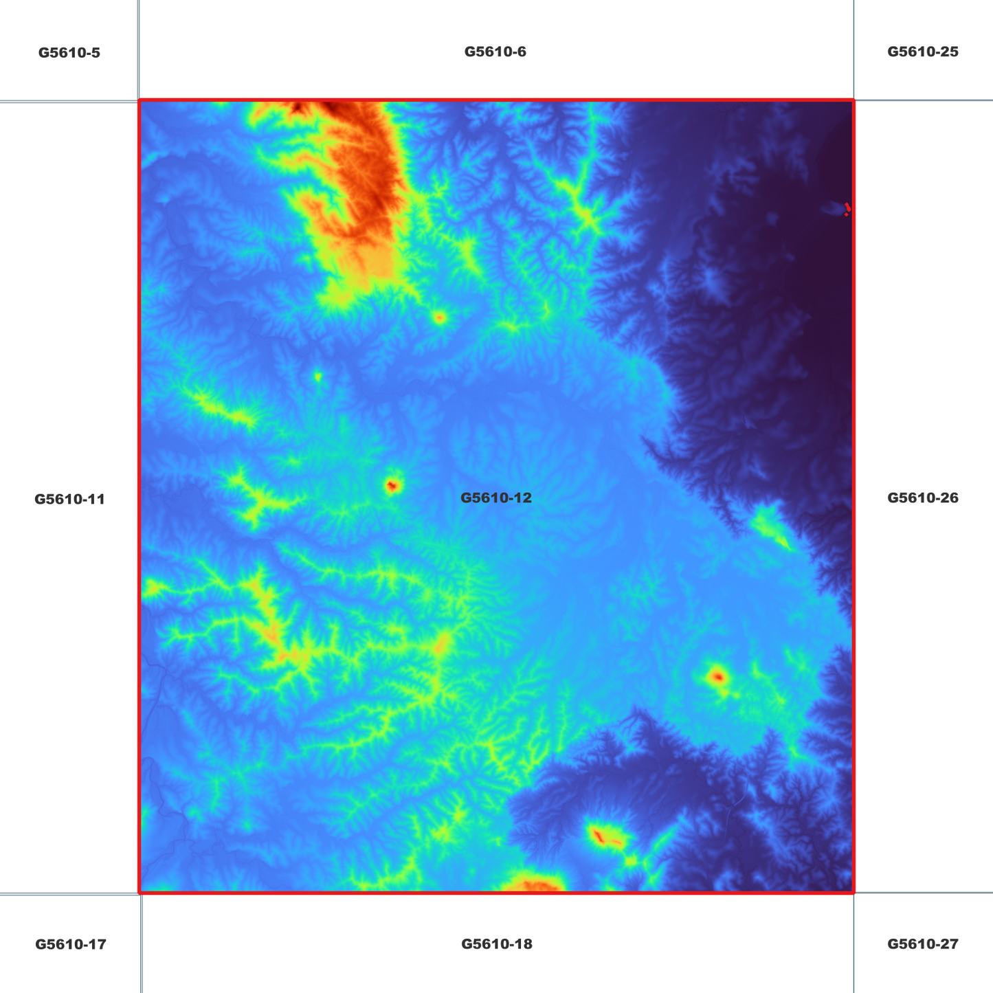 Tewantin 1m Digital Elevation Model (G5610-12)