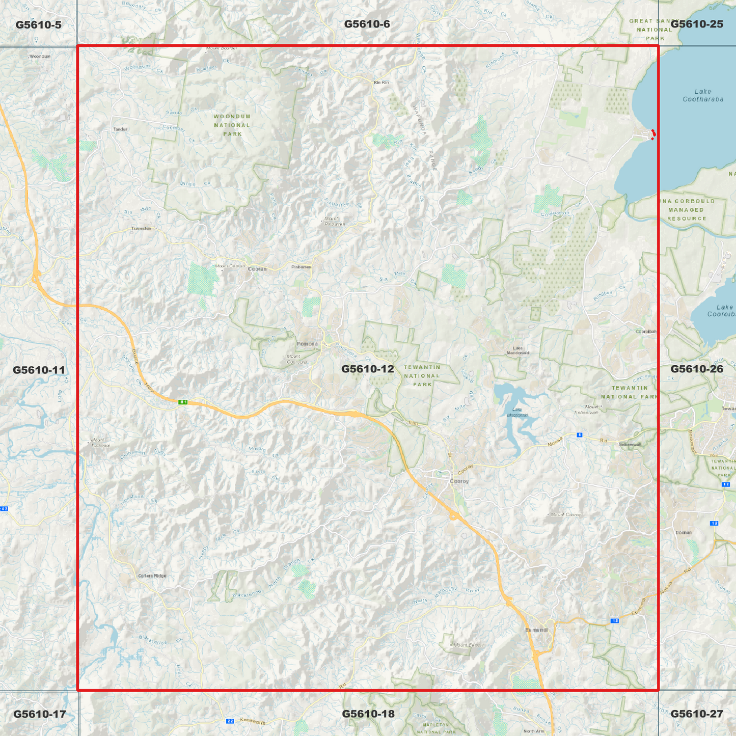 Tewantin 1m Digital Elevation Model (G5610-12)